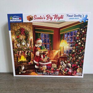 Santa's Big Night - 1000 Piece Jigsaw Puzzle by White Mountain